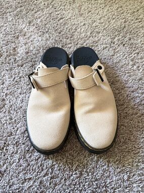 Dr. Martens Suede Mule Clogs